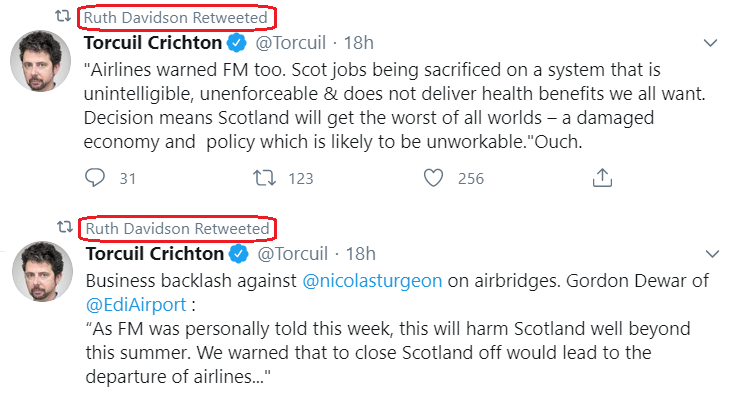 A disease that's killed in excess of 60,000 across the UK is still posing a risk to lives. In Scotland the situation has improved but remains fragile. Meanwhile our media and their Unionist friends continue to indulge their political agendas with not a care for repercussions.