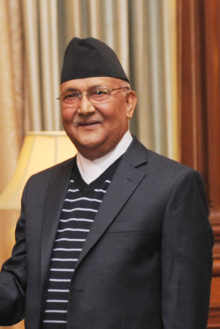 Nepalese party and India**************************** since 2018 Kp Sharma Oli(pic-1) is PM of Nepal who shows its loyalty to china as Kp Oli belongs to Nepalese communist party** before 2018 it was Sushil koirala(pic-2) govt which belonged to Nepalese congress