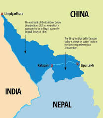 Nepalese party and India**************************** After Nepalese communist party come to power in 2018 , it started cutting its ties from India and started leaning towards china** Nepal now blaming India on Kalapani encroachment ** Nepal reportedly gave some areas to china