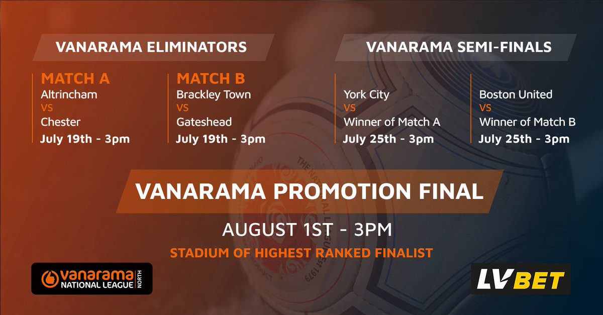 bostonunited's tweet photo. Confirmation received regarding @TheVanaramaNL North play-off dates... ⚽️🏆👇 https://t.co/0hLs7D4L9T