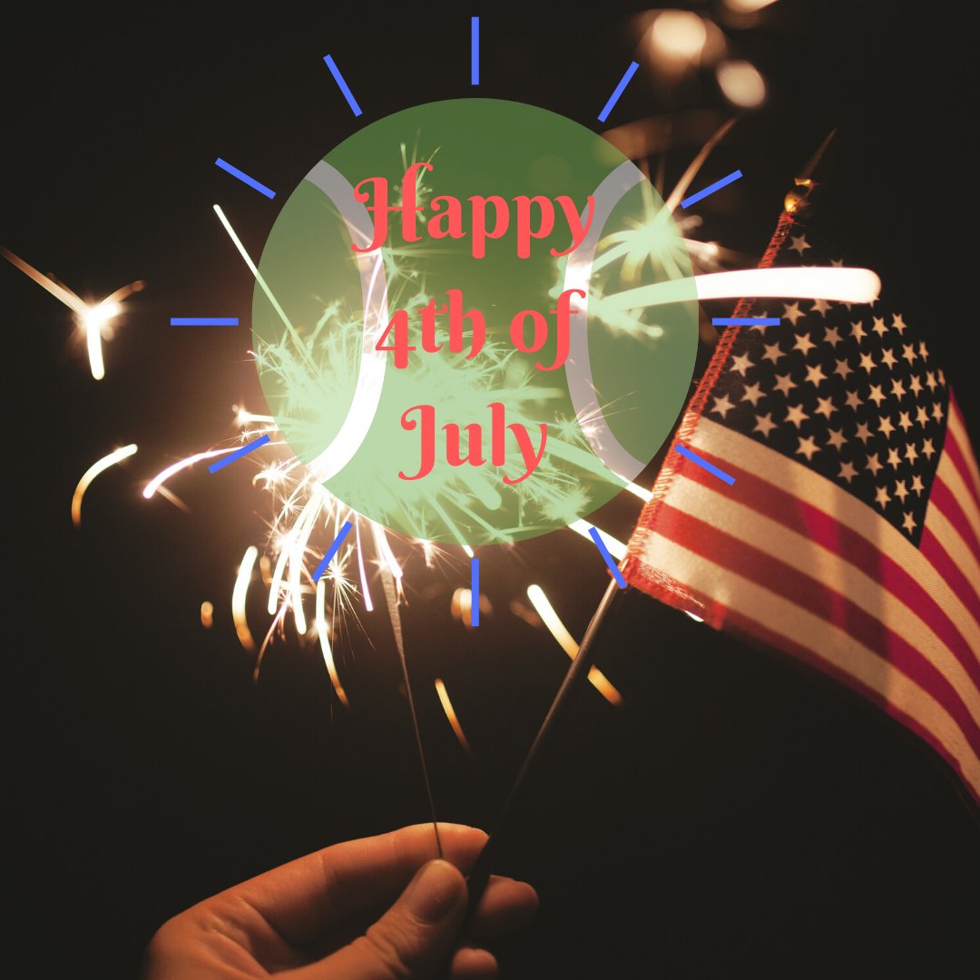 TenExHouston's tweet photo. Happy Independence Day 🎆

We hope you have a safe and awesome 4th of July! 🇺🇸

#4thofJuly #July4th #IndependenceDay #TennisExpress https://t.co/LhmzLopiNI