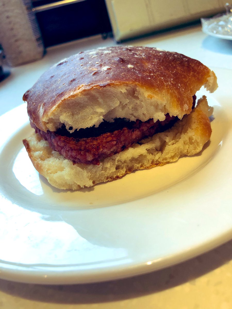 Skumbo75's tweet photo. Breakfast of champions. #squaresausage #homemaderoll https://t.co/rQiuW5VCfm