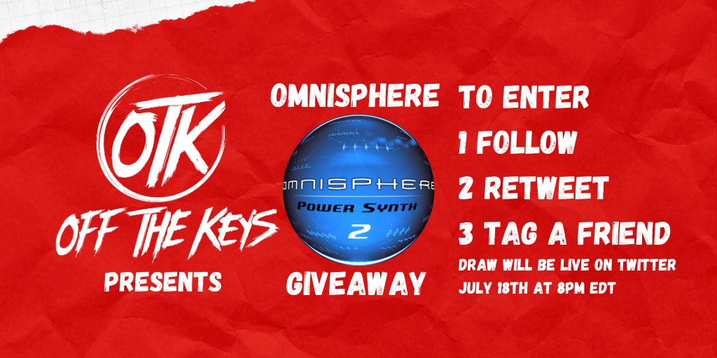 OffTheKeys's tweet photo. As promised here is our next giveaway good luck everyone! https://t.co/vXvD1FxkiT