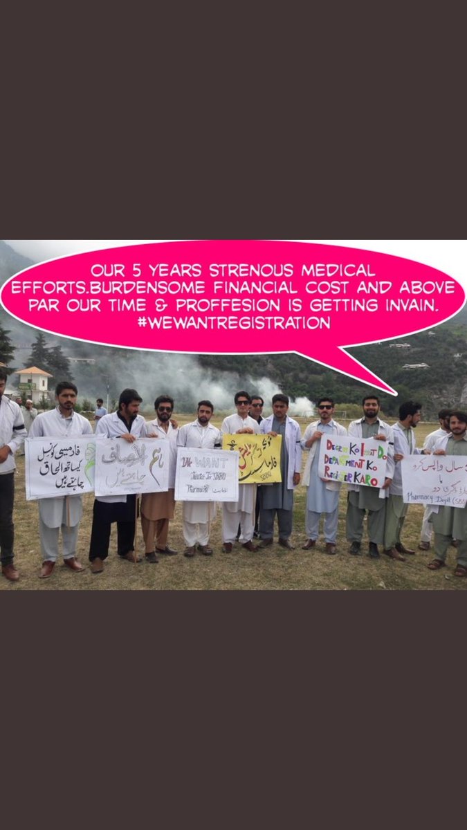 farhansiraj432's tweet photo. Don't play with future of student's.
Gave them their Rights  .
#RegistrationForPUMHSWPharmacists 
#RegisterIPSPumhsNawabshah https://t.co/h86ptdrENl