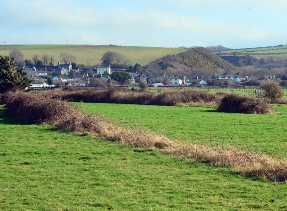 The 1840s parish tithe map reveals hundreds of interlocking "slangs" – narrow strips of farmland of a size that could be managed by a single household.Looked at from the ground, you'd struggle to notice the delineation. But from the sky, the evidence is palpable.
