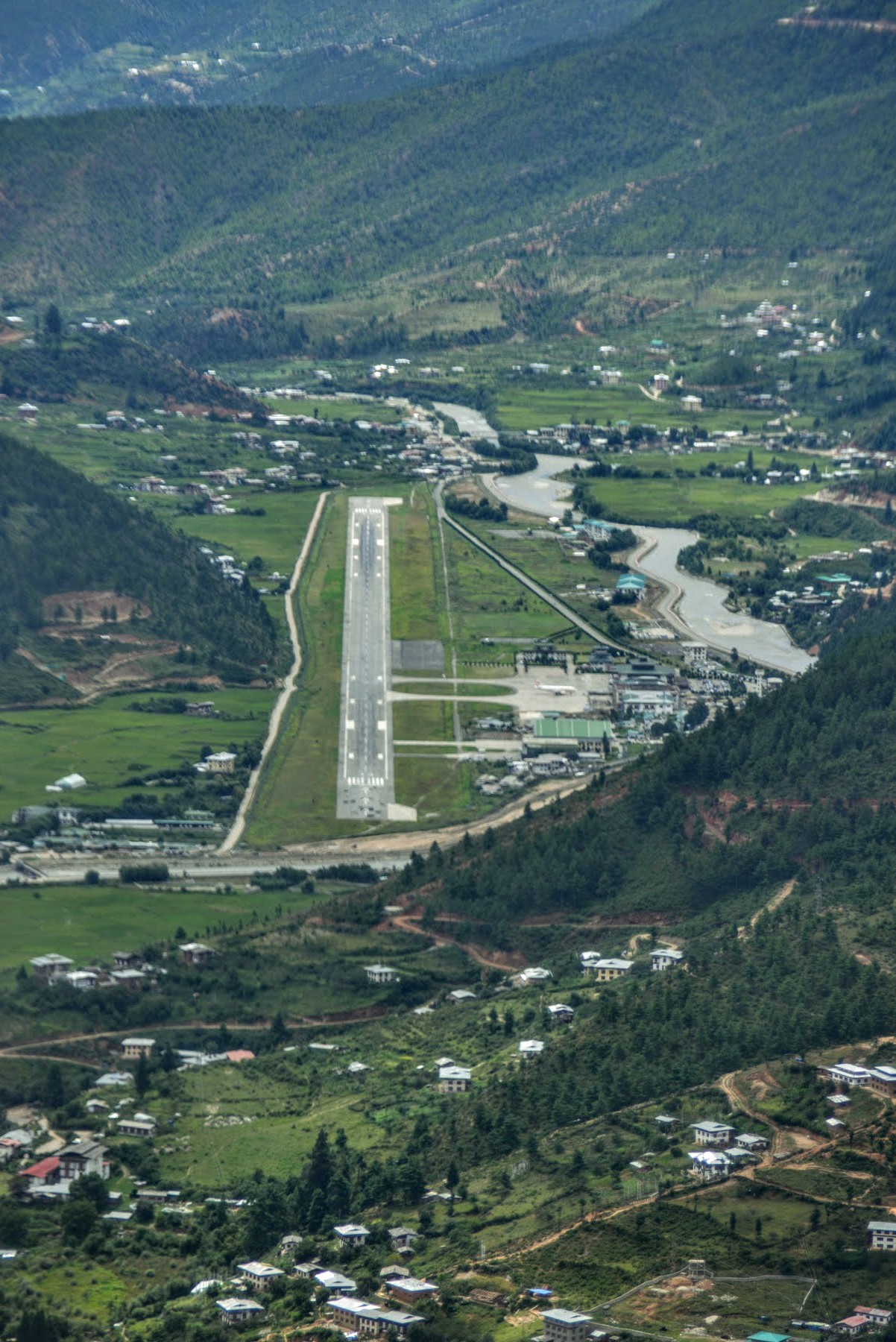 Paro Airport runway