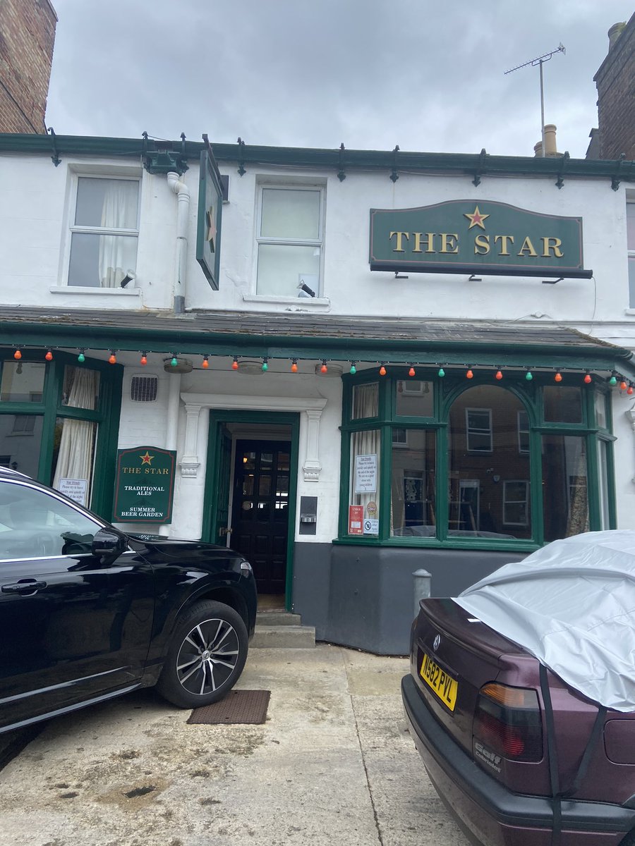 The Star. Activity inside and you can see the garden looks primed and ready. Not sure if open right now but looks very close.