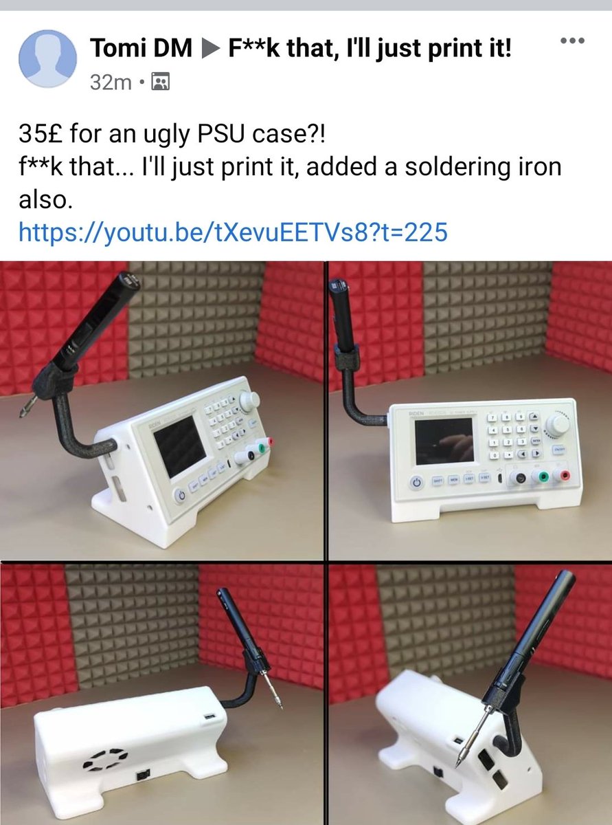 adamjezek98's tweet photo. Viděno na netu, #3Dprinted krabička na #RD6006 i s držákem na pájku.

Mohlo by zajímat @KutilDomaci

https://t.co/u4ph59RQ8N https://t.co/u1a5Cxr01w