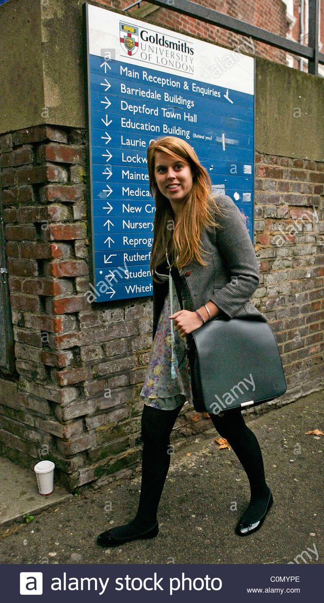 Princess BeatriceGoldsmiths College, London (2008-11)Uni ranked: 99th in UKHistory and History of Ideas (2:1)During her time as a student, Beatrice completed the London Marathon in 2010, becoming the first Royal to run a marathon.