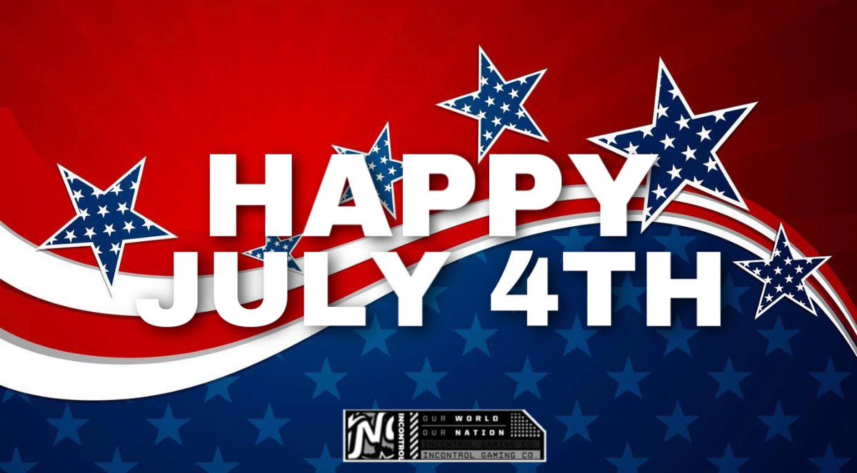InControlGG's tweet photo. Happy 4th Of July!!! #InCNation💫 https://t.co/5XKTHcZrhZ