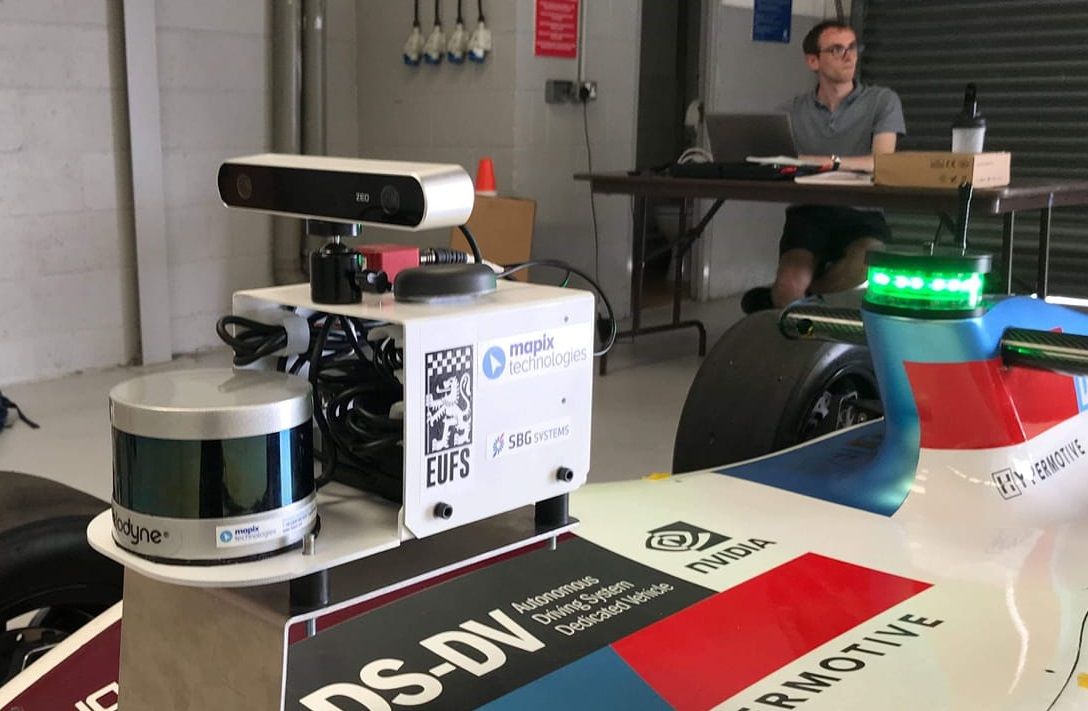 Mapix_tech's tweet photo. The Edinburgh University #FormulaStudent team @eufs (sponsored by #Mapix technologies) are busy preparing for the virtual competition in July 2020. See more here https://t.co/LJjvnVuEf0

#eufs #formulastudent #engineering #engineeringUK #autoware #autonomousdriving #autonomous https://t.co/YhgGtf3SPs