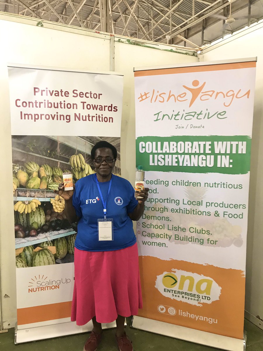 SUNBN_TANZANIA's tweet photo. @SUNBN_TANZANIA continues to support private sectors that are working towards improving nutrition amidst COVID-19 pandemic. Pictured, our SBN members providing nutrition education and exhibiting their products during 7 7 National trade fair https://t.co/cqmbwlu2XN