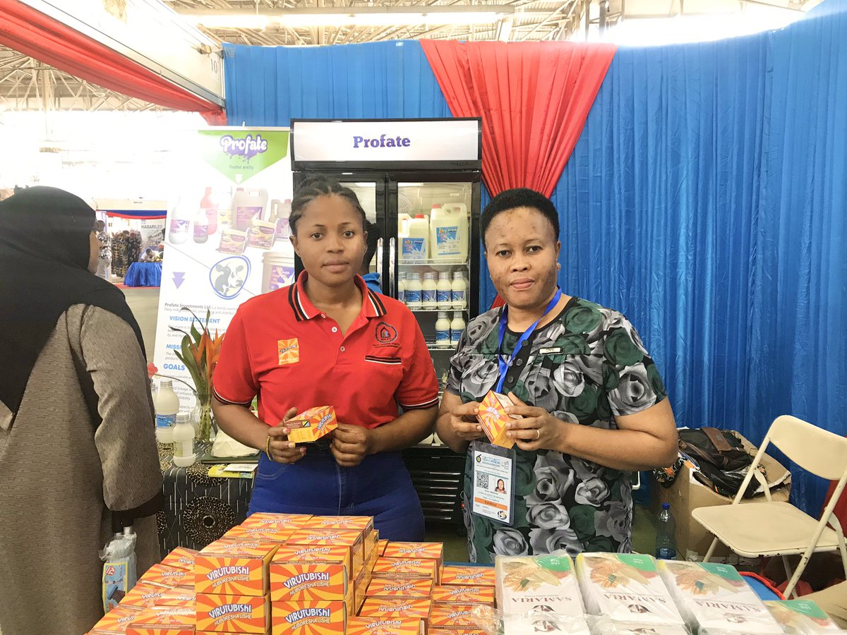 SUNBN_TANZANIA's tweet photo. @SUNBN_TANZANIA continues to support private sectors that are working towards improving nutrition amidst COVID-19 pandemic. Pictured, our SBN members providing nutrition education and exhibiting their products during 7 7 National trade fair https://t.co/cqmbwlu2XN