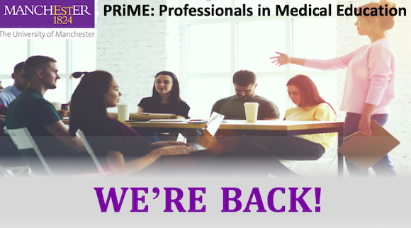 PRiME is back - now offering remote training and development opportunities for colleagues supporting the Manchester MB ChB programme. Check out our website for workshops, including 'Using Zoom' run by our friends @UoMTELIM