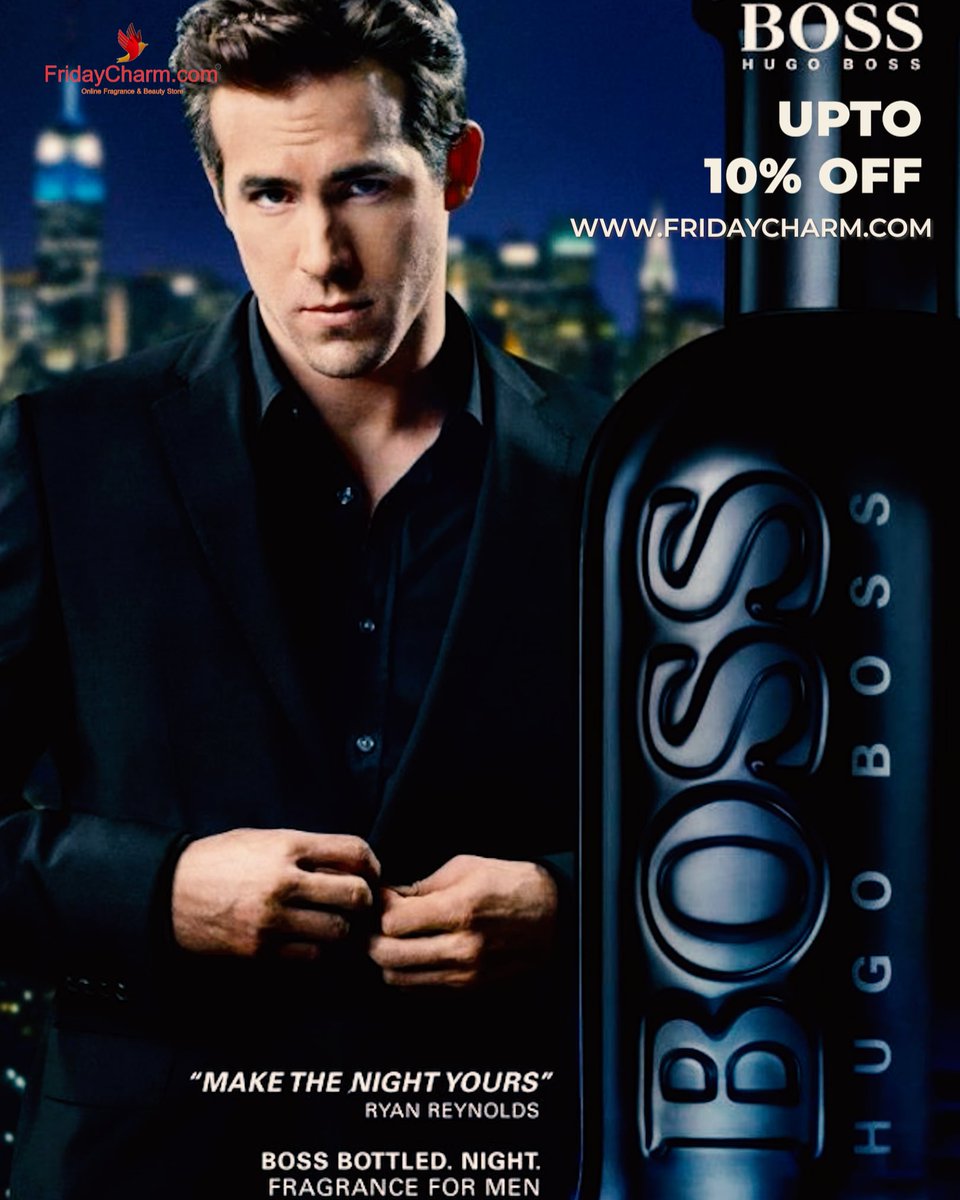 BOSS Bottled Night eau de toilette. Destined to become the secret weapon in the BOSS mans armoury of seduction, BOSS Bottled Night affords him the same compelling presence at night that underpins his success by day.
#boss #hugoboss #hugobossperfume #Fridaycharm