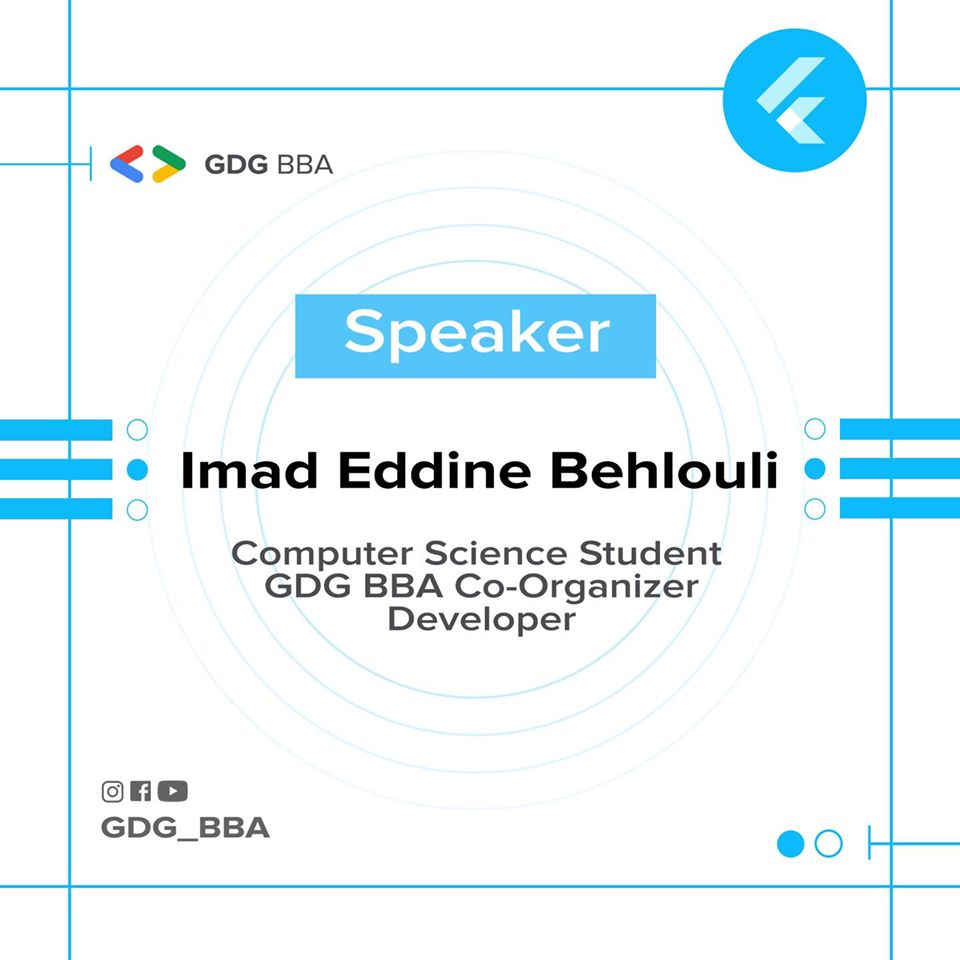 the first live has just started!
Join us on Facebook: facebook.com/watch/live/?v=…

#GDGBBA_Family
#GDG_BBA
#Stayhome #Staysafe #FlutterDayMeetups