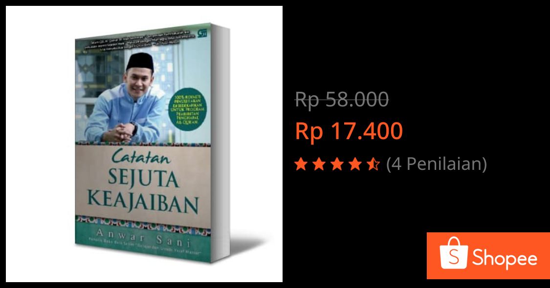 DAQU_SHOP's tweet photo. Saya menjual Buku CATATAN SEJUTA KEAJAIBAN dengan potongan 70%! Hanya Rp17.400. Dapatkan segera di Shopee! https://t.co/K78tHyAzfv #ShopeeID https://t.co/njFeWmbCGX