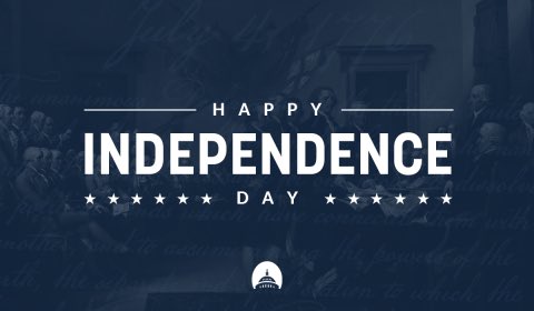 RepLaHood's tweet photo. Happy #IndependenceDay! Today we celebrate our country, the greatest in the world, and the values that our founders put forth on July 4, 1776—liberty and freedom.

244 years later, America remains a beacon of hope for freedom, democracy, peace, and prosperity. Happy 4th! https://t.co/MWwqAYFYVu