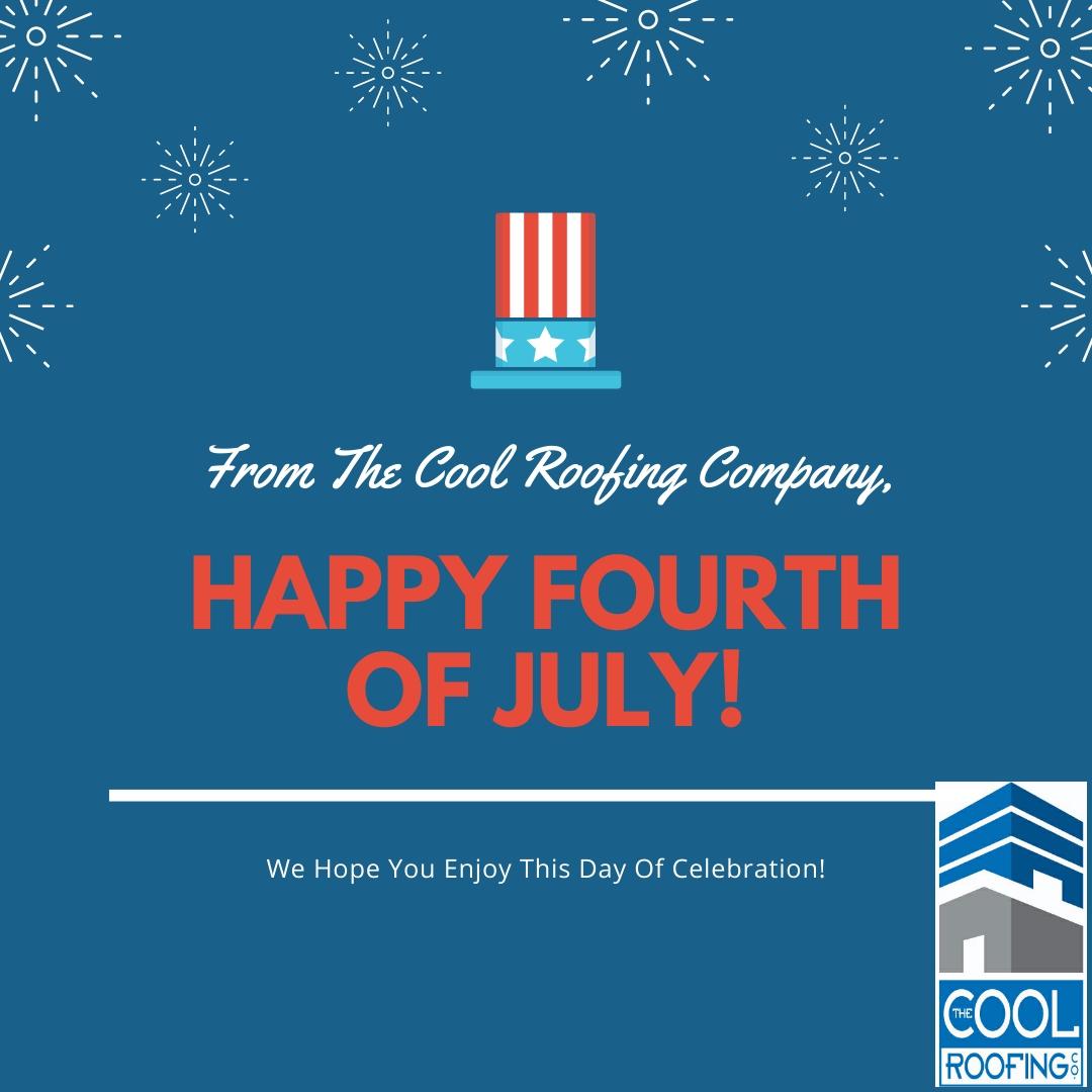 thecoolroofing's tweet photo. The Cool Roofing Company would like to wish everyone a Happy Fourth of July! 🇺🇸

#TheCoolRoofingCompany #HappyIndependenceDay #HappyFourthOfJuly #IndependenceDay #FourthOfJuly #Freedom #USA https://t.co/C0yuftmRNW