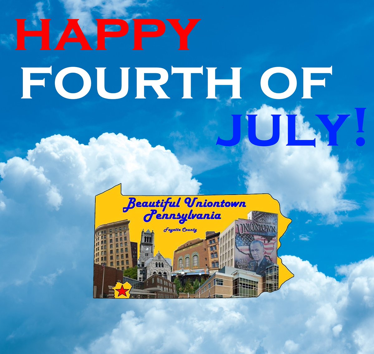 BeautifulUTPA's tweet photo. Happy 4th of July! 🇺🇸
#fayettepride #fayettecounty #uniontown #pennsylvania #community #family #friends #FourthofJuly2020 https://t.co/tvGnwZHH6q
