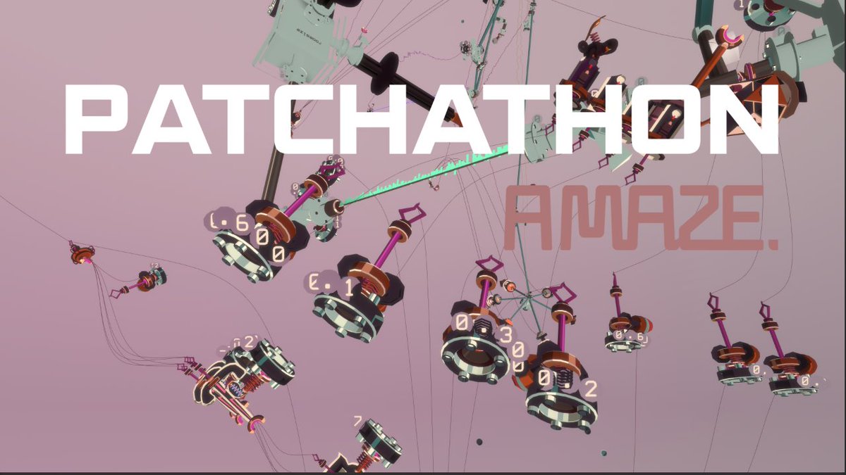 AMazeFest's tweet image. We're super excited being part of the #patchathon by #patchxr in cooperation with us. Create your musical experience in Patch and share it at A MAZE. / Berlin 2020 - Total Digital. 

Apply here and find further info here:  forms.gle/YgYfRnHQDoMZ2p…

#AMaze2020 #playfulmedia