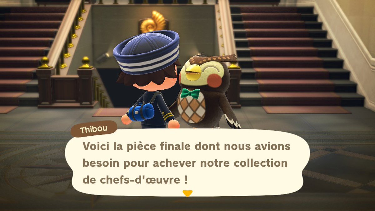 VNGAMES8's tweet photo. Fossiles ✔️ Œuvres d’arts ✔️ Bye bye Rounard #ACNH #AnimalCrossing https://t.co/D0Zc4gPi46