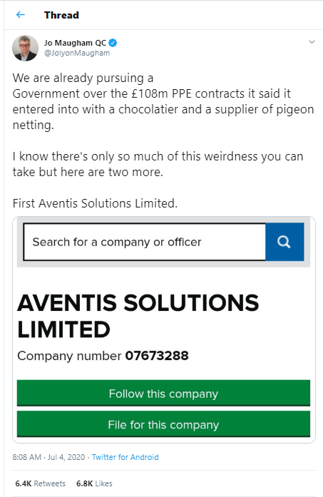 Further digging by  @JolyonMaugham has uncovered a whole heap of "Oh my God!"I know a lot of you have blocked/Been blocked.Here is his thread so you can see - it is important