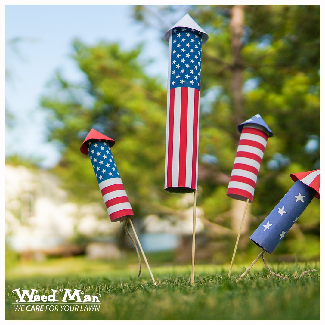 Happy July 4th from your friends at Weed Man Lawn Care. We hope you're spending the day out on the lawn! #July4th #IndependenceDay #lawncare