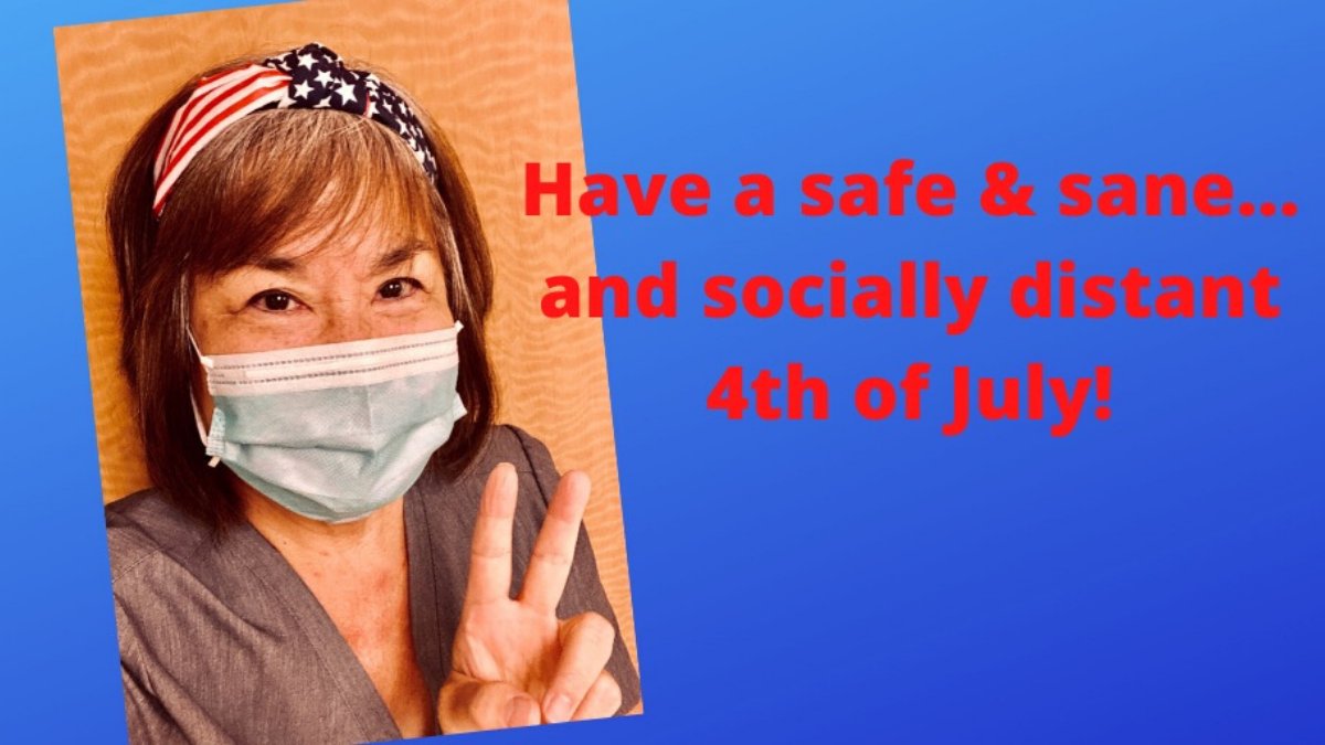 Have a safe &amp; sane...and socially distant #4thofJuly! #IndependenceDay2020 #ktlatalktous