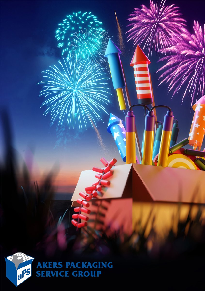 SPECIAL DELIVERY! Fireworks and festivities from all of us at Akers Packaging, have a great Fourth of July.