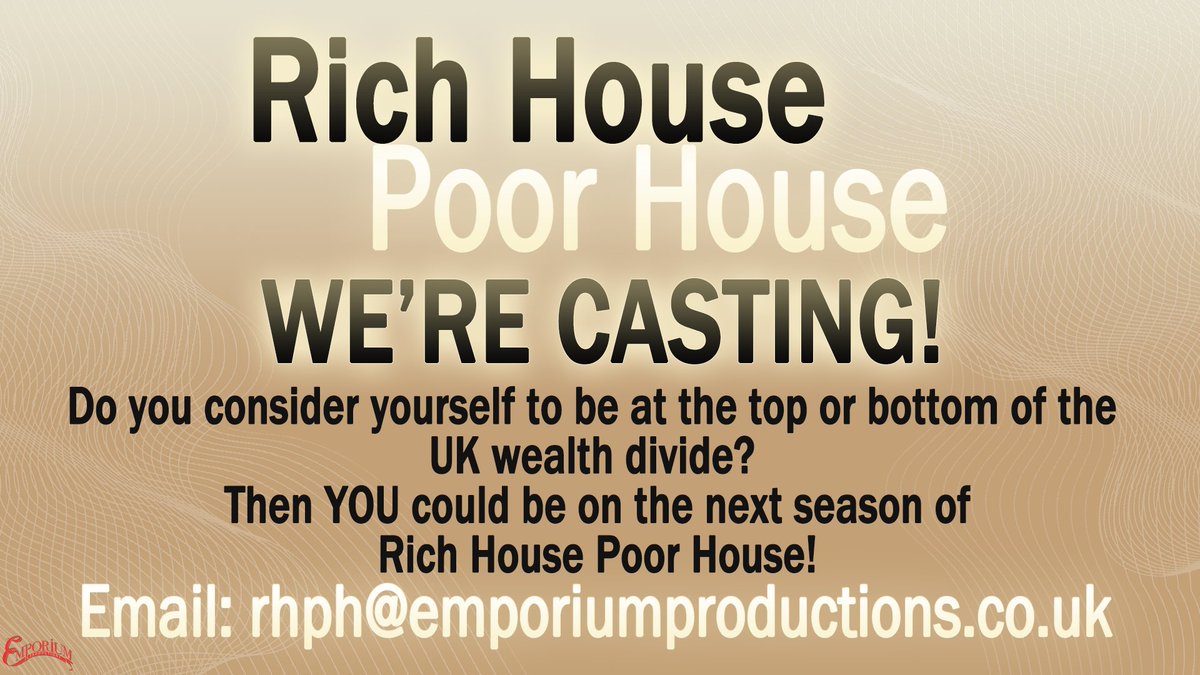 Rich House Poor House tweet media