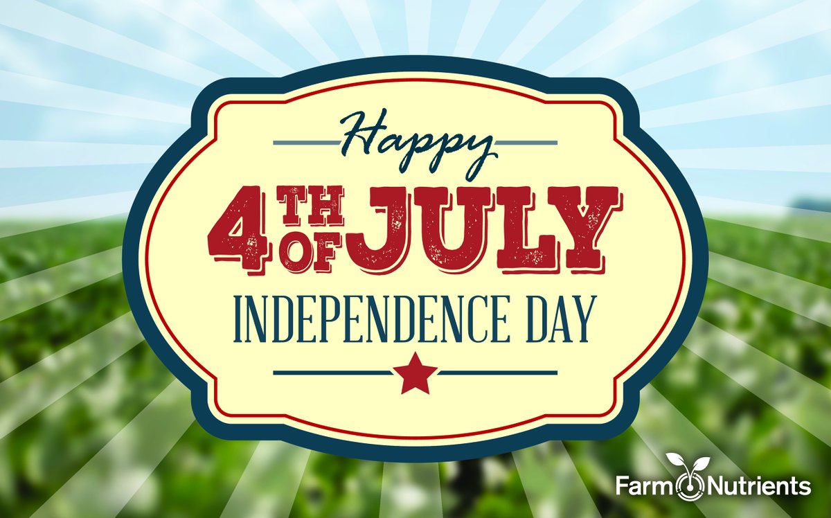 FarmNutrients's tweet photo. Wishing everyone a a safe and happy 4th of July this weekend! #independenceday #fourthofjuly #iowa https://t.co/g6Hq1w9A5o
