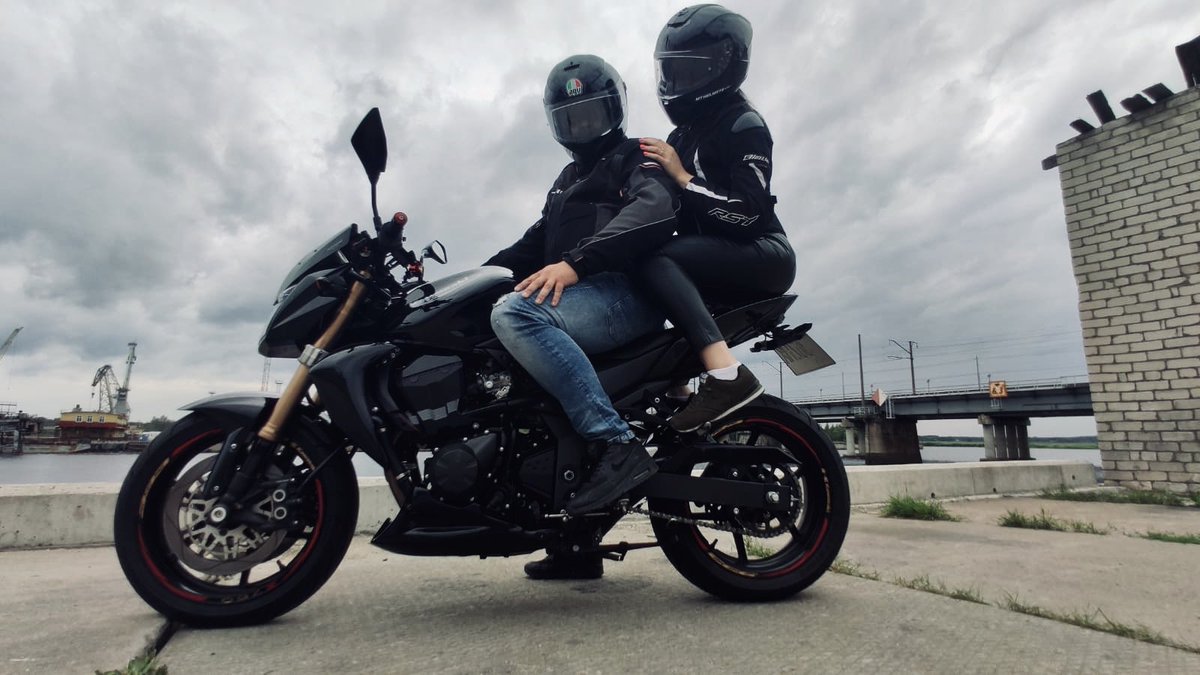 I ride with my man not because I can’t buy or ride my own, it’s because I truly enjoy it. I’m his lady &amp; that’s how we roll.