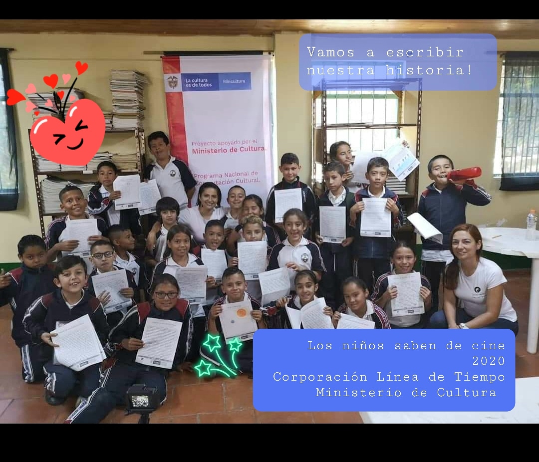 Lineadetiempo's tweet photo. El cine en manos de nuestros niños y niñas!! https://t.co/q3byAB1pOV