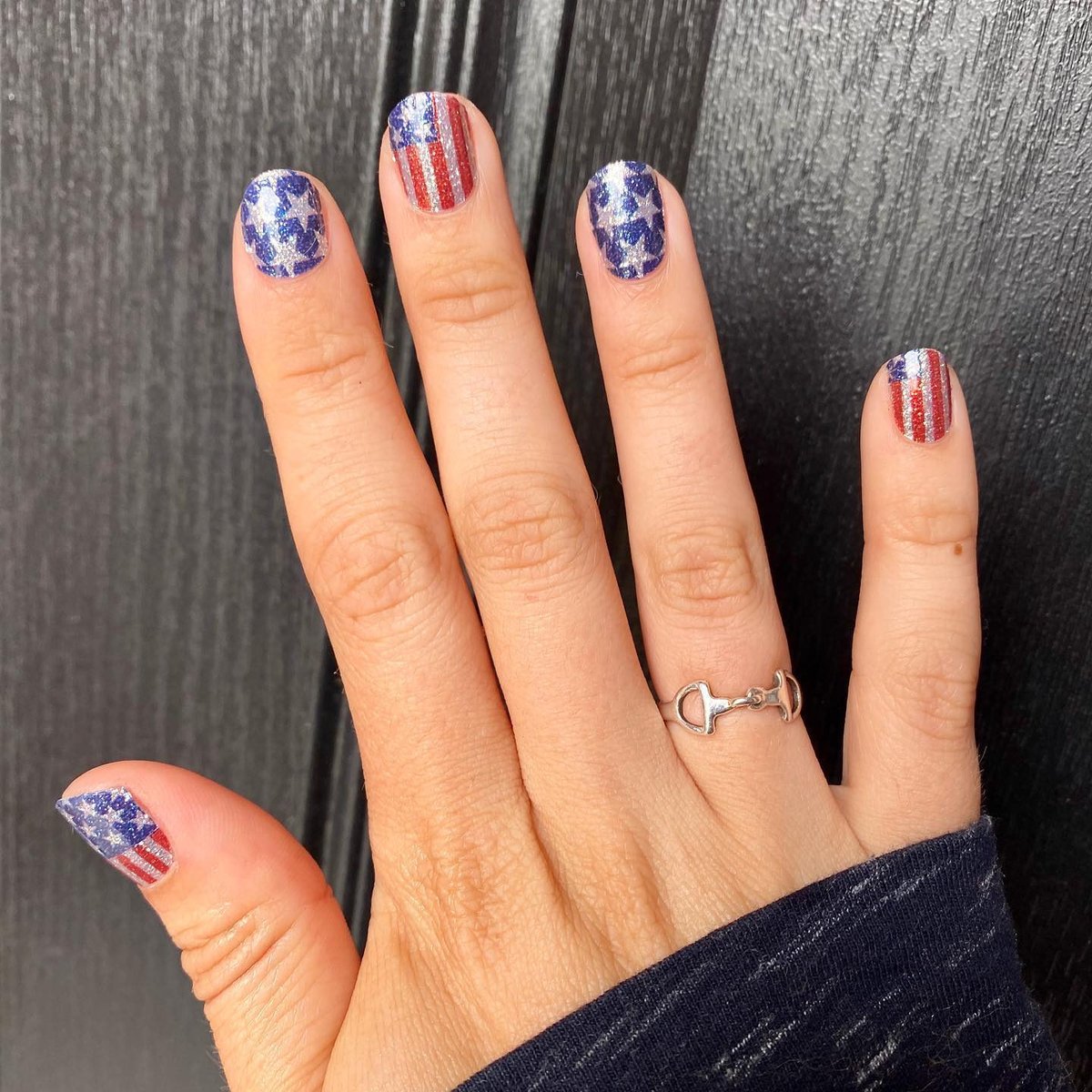 colorstreet's tweet photo. Wishing you and your loved ones a safe and happy #FourthofJuly 🇺🇸🎆! ⁣
Shade shown: Flagtime Gal.
(📸: @busybrinails) https://t.co/N50vgYXfkK