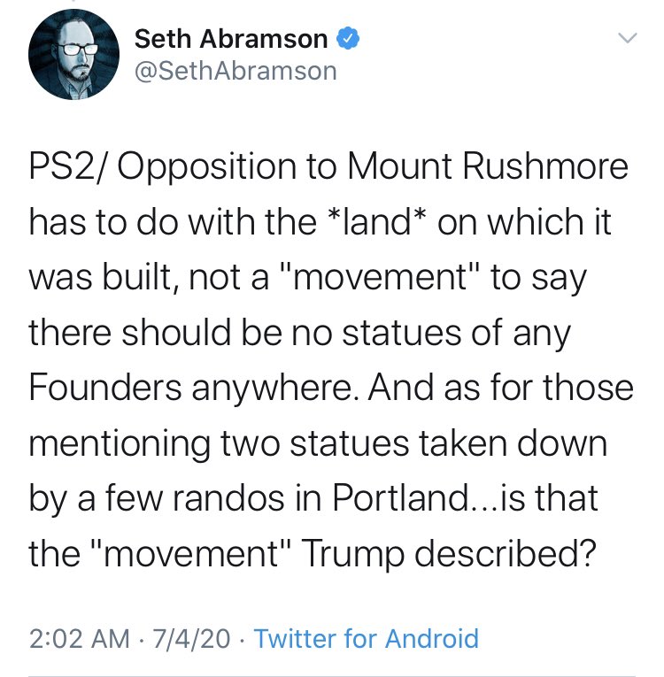 Also a big fan of the commentariat class who seem to have been living under a rock. Here’s  @SethAbramson.