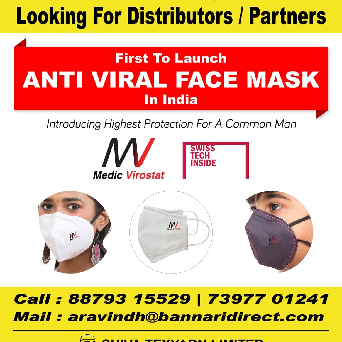 virostat's tweet photo. India's first ANTI VIRAL treated fabric mask.
#reusablemask #fabricmask #washablemask #antiviralmask #antimicrobialmask #filtermask #healthandsafety https://t.co/pO72mmuNlA