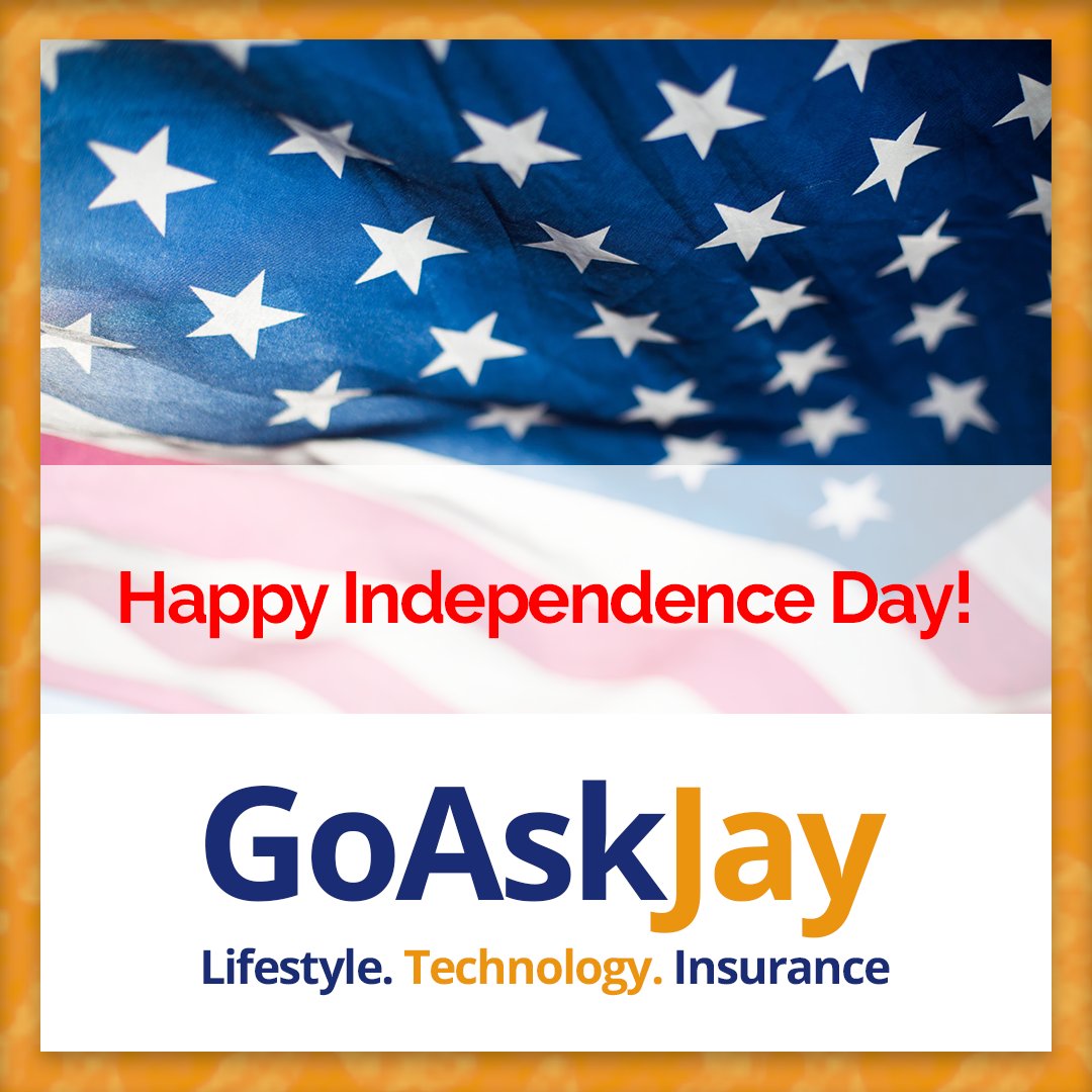 Go_Ask_Jay's tweet photo. From the GoAskJay family to yours! May you enjoy your 4th of July and strive to make everyone's lives as free as your own.
#goaskjay #insurance #disruptor #visionary #innovative #lifestyle #whoisjay #jaypower https://t.co/R6MdCIApw2