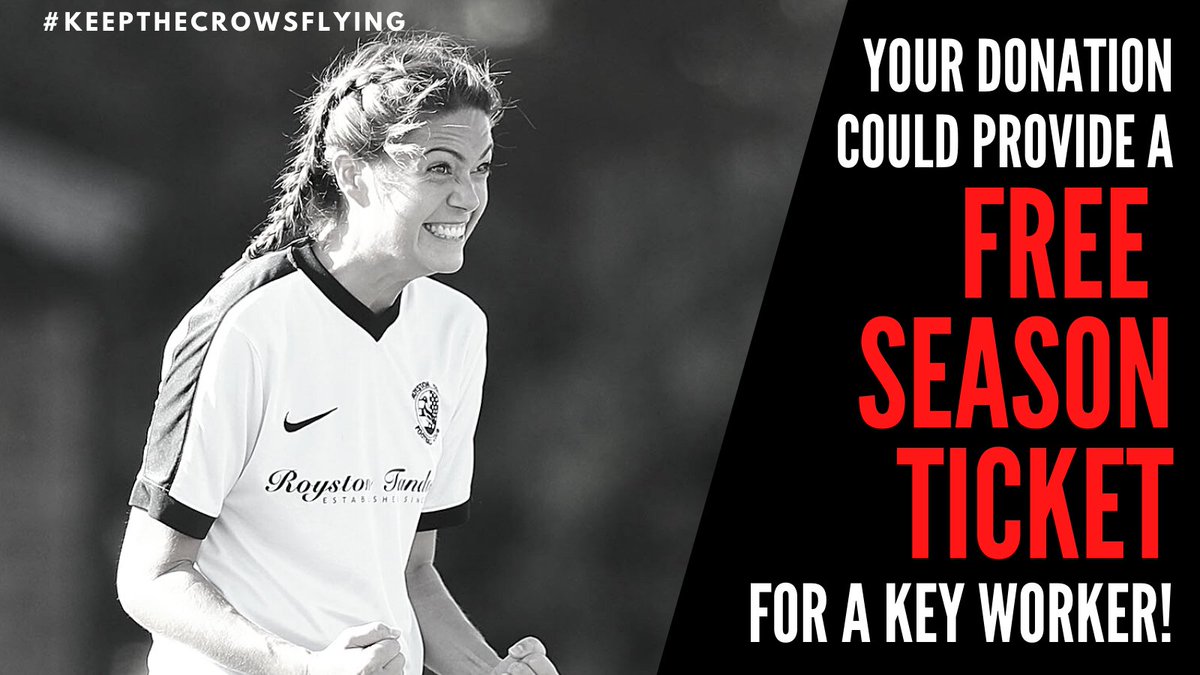 RoystonTownFC's tweet photo. We are now just £359 away from donating our 25th FREE SEASON TICKET to a local key worker!
We have 3 days left to hit the £25K marker
https://t.co/zEHuEaQqtg https://t.co/QJTm7dzjRm