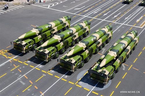 NorbertElekes's tweet photo. US-CHINA: Global Times posted images of 'aircraft carrier killer' missiles in response to the U.S. Navy's warship deployment.

Saying any U.S. aircraft carrier movement in the region is 'at the pleasure of PLA.' https://t.co/MQiSU9Dw56