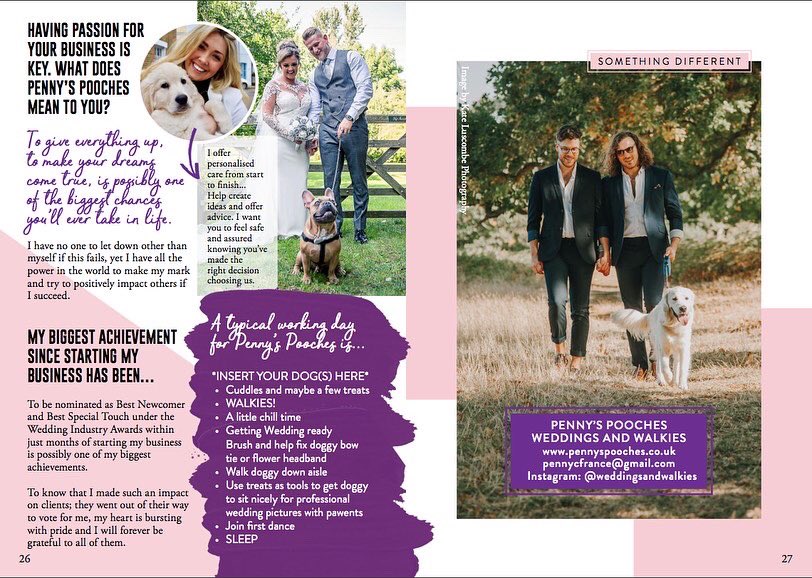 weddingswalkies's tweet photo. How incredible is this?!! We have been featured in the utterly amazing @dapperandbride - first issue of the vendors edit! Please check them out, give them a follow and read the mag ➡️ direct link in tweet below 🤍 #wedding https://t.co/1KIjbtXdlU