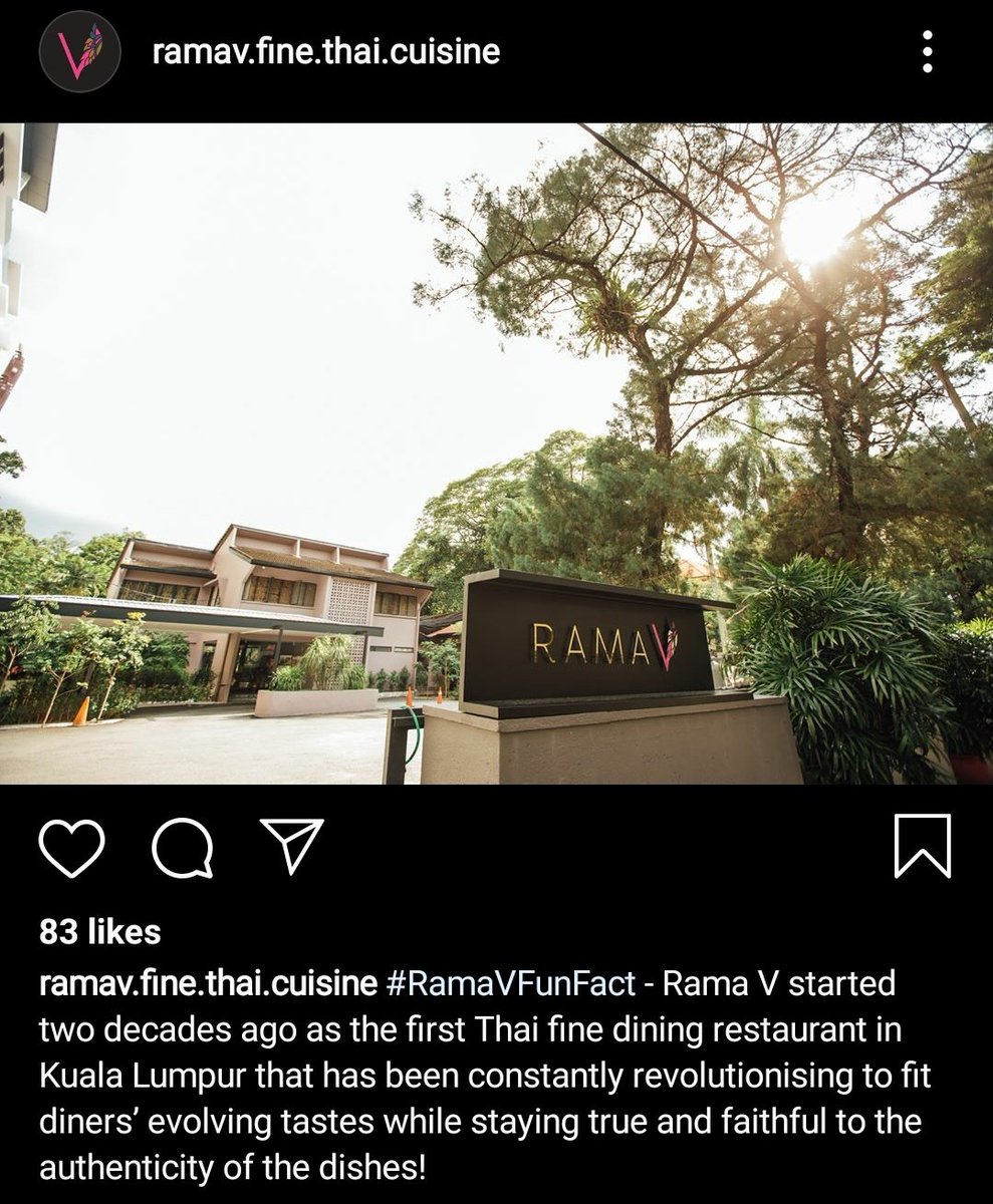 Rama V - Jalan U ThantAlso thai food. Fine dining style. Tp time bulan puasa (pasca covid) ada buffet ramadhan. Best. Lagipun thai food never go wrong ye dok.