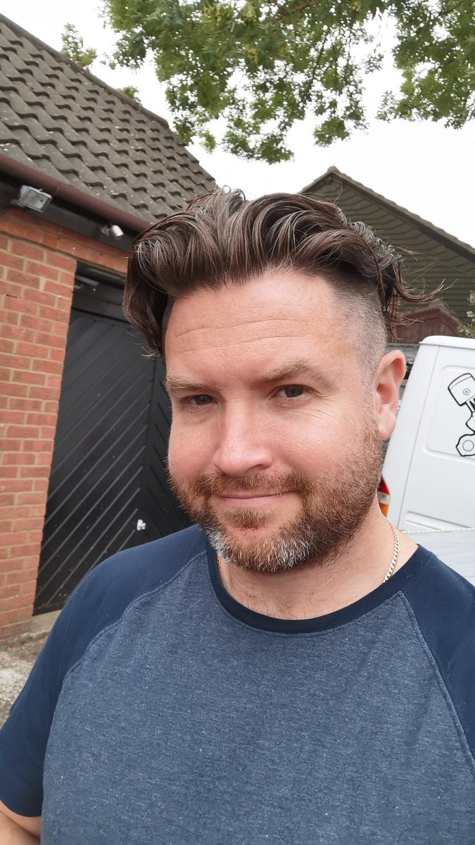 chrizcopeman's tweet photo. Thank god the barbers reopened  today. https://t.co/K5cDCQQfSQ