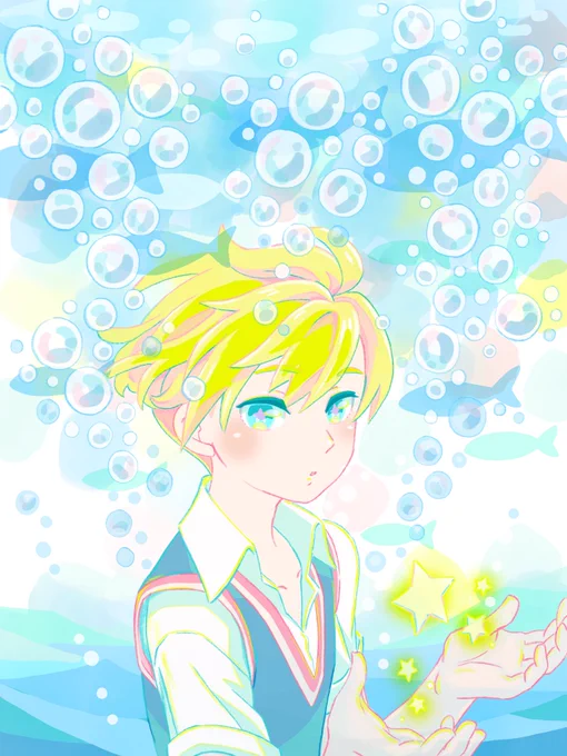 泡

#イラスト #illustration #AdobeFresco #digitaldrawing 