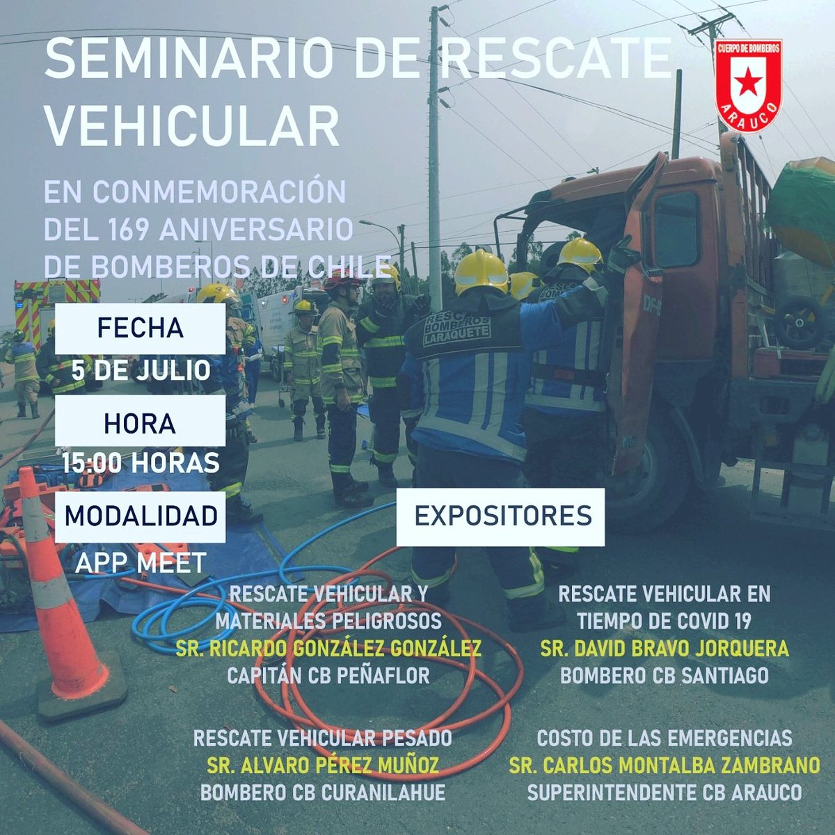Cuerpo De Bomberos Arauco (@cba_1951) on Twitter photo 