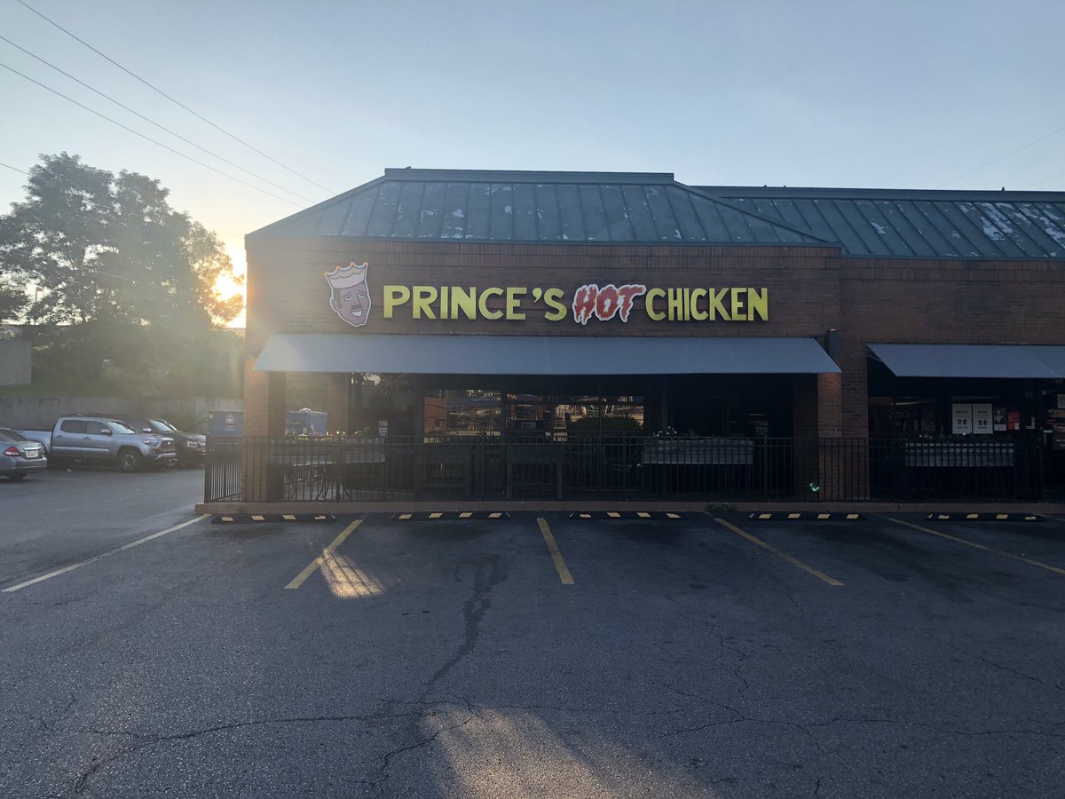 The sun is rising over Prince’s this morning.