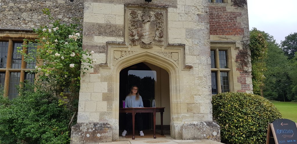 ChawtonHouse's tweet photo. We are open! Lizzie has already welcomed our first visitors today. Thank you to everyone who has supported us to get this far. https://t.co/nIQ5kPfpoP