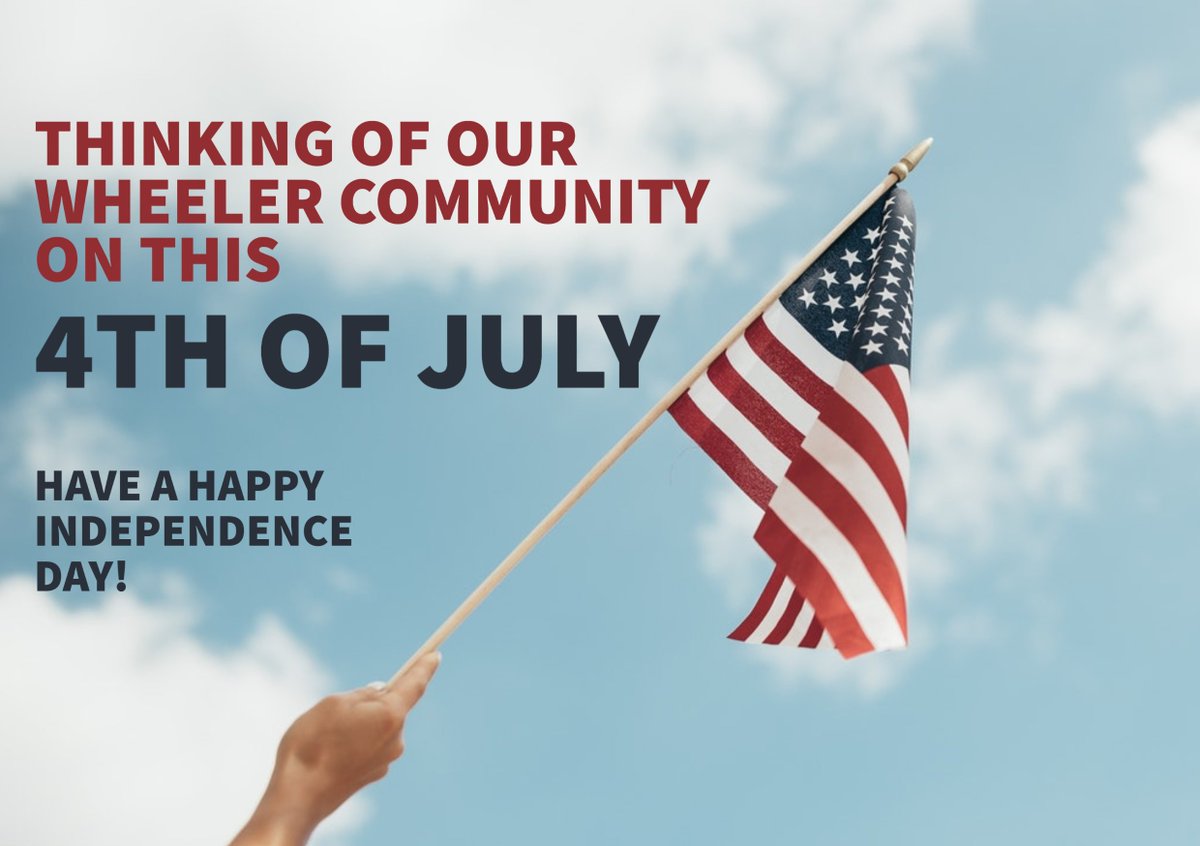 wheelerschool's tweet image. Happy Independence Day! #SpiritStrong #WheelerSchoolRI