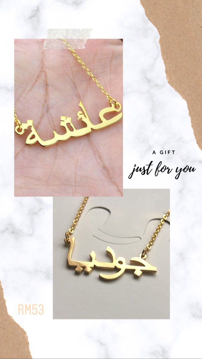 BeauQiss's tweet photo. Taktahu nak hadiahkan apa untuk wife? Girlfriend? Mak? Bff?

Haa... hadiahkan lah diorang necklace jawi ni! 😻

Cantik sangat! 😻💕 tak mudah karat and boleh kena air sbb material stainless steel 🥰

Ada colour gold, rose gold n silver! ✨✨

Boleh DM i kalau nk purchase! 🌹🌸 https://t.co/X6ArXxtIOC