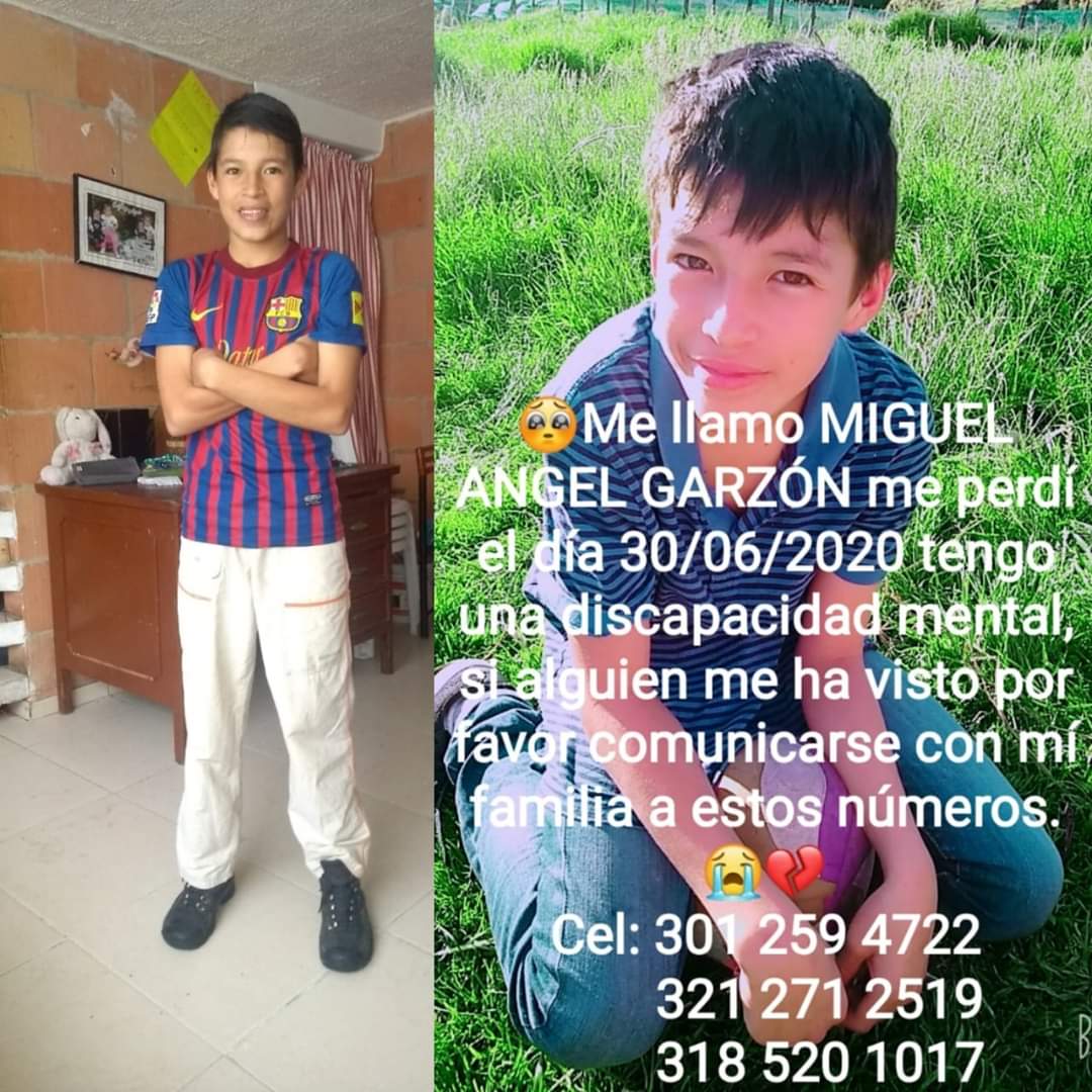 SolReyes_'s tweet photo. Buenos días, por favor RT, salió de su casa el martes 30 a las 11 a.m, barrio Entre Nubes, San Cristóbal Sur, Bogotá, aún no aparece, él tiene una discapacidad mental.

Si lo reconocen o lo han visto por favor llamar a Jakeline Garzón 3012594722 - 3212712519 - 3185201017. 🙏 https://t.co/cBkPouzntR